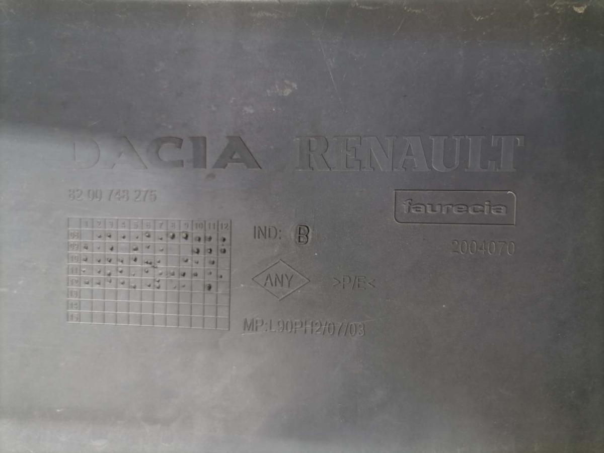Dacia Logan MCV original Stoßstange Stoßfänger vorn TEKNA Kometengrau BJ13